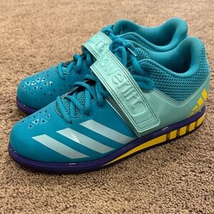 Adidas Womens Powerlift 3.1 Blue Weightlifting Shoes size 6.5
